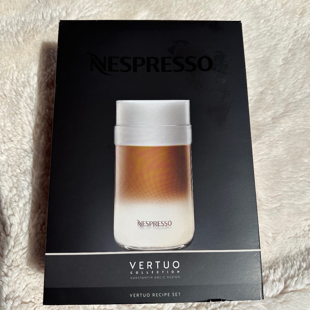 NIB Nespresso Vertuo Recipe Set Konstantin Grcic Design